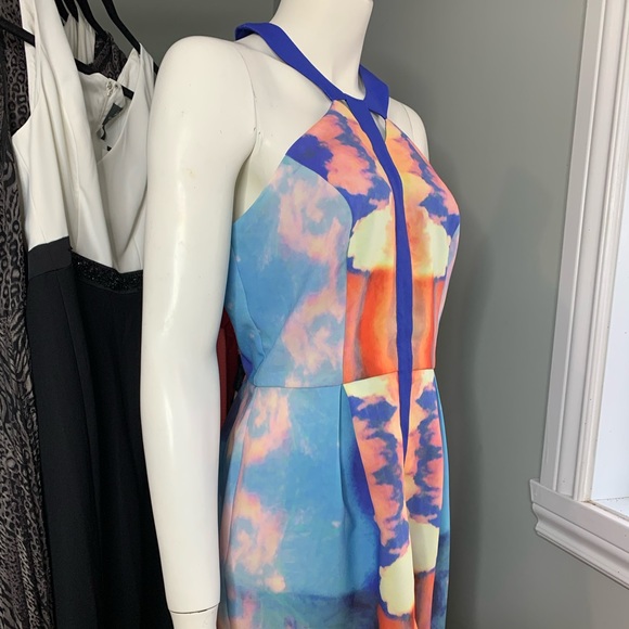 Pilgrim Color block Multicolor Dress Party Cocktail Sz Medium - Picture 6 of 10